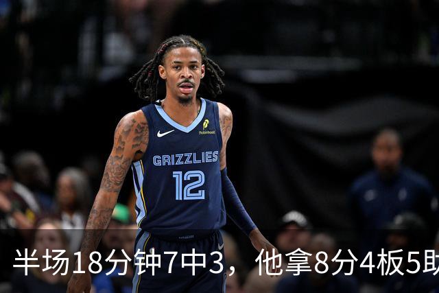 半场18分钟7中3，他拿8分4板5助还0失误